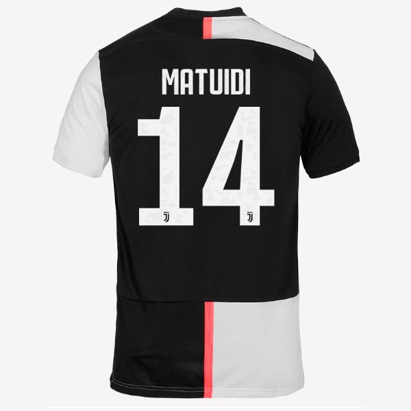 Camiseta Juventus NO.14 Matuidi Primera equipo 2019-20 Blanco Negro